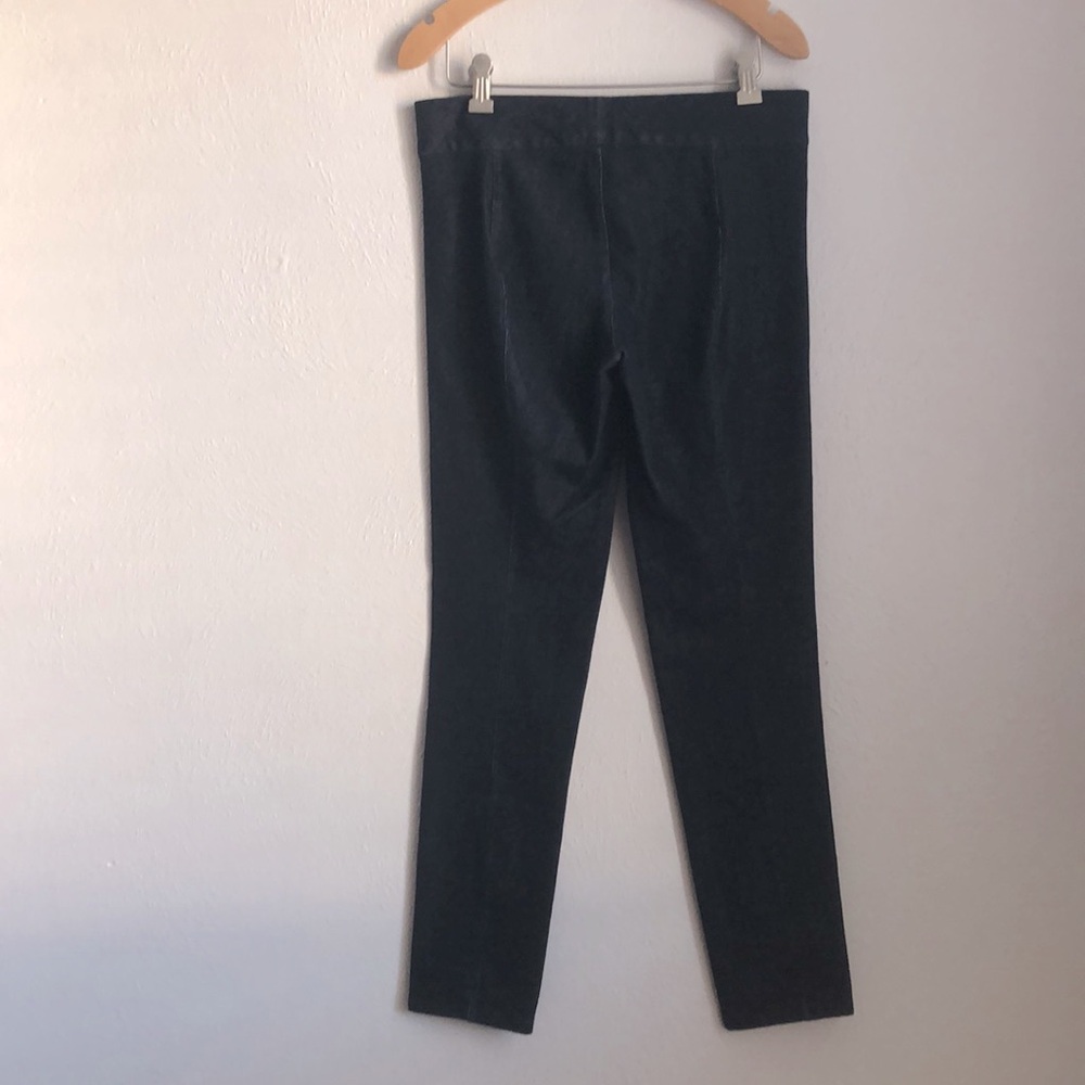 The Row Blue Mid Rise Skinny Pull On Jeans - Picture 2 of 3